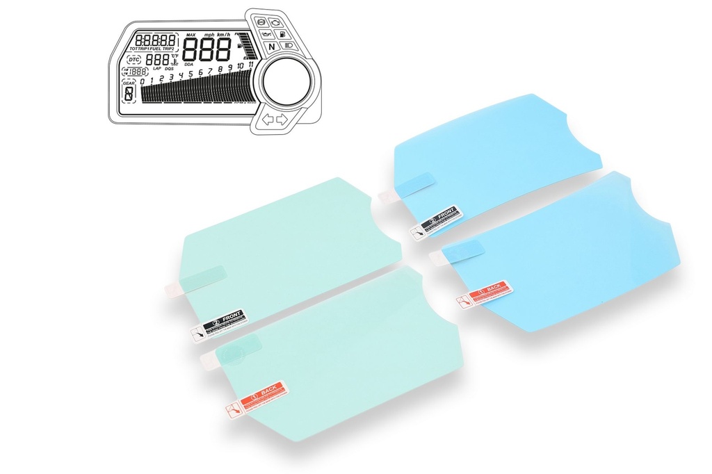 [CNC-DP006N] Dashboard Screen Protectors Ducati Multistrada