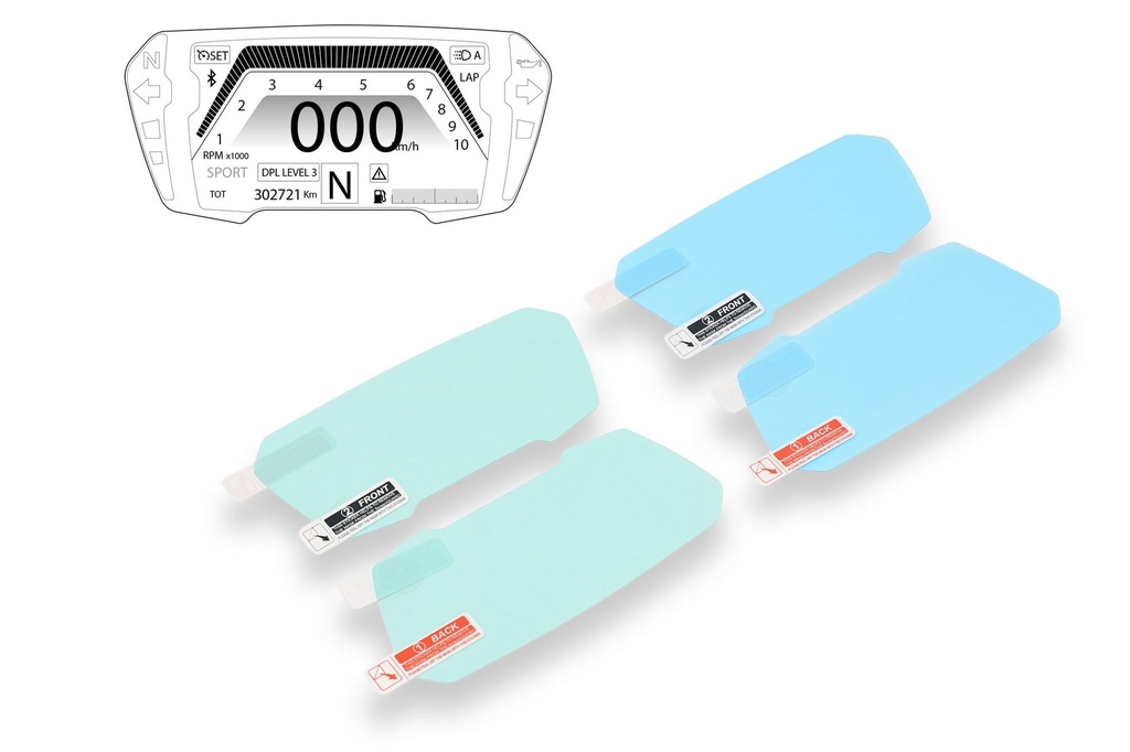 [CNC-DP009N] Dashboard Screen Protectors Ducati Diavel
