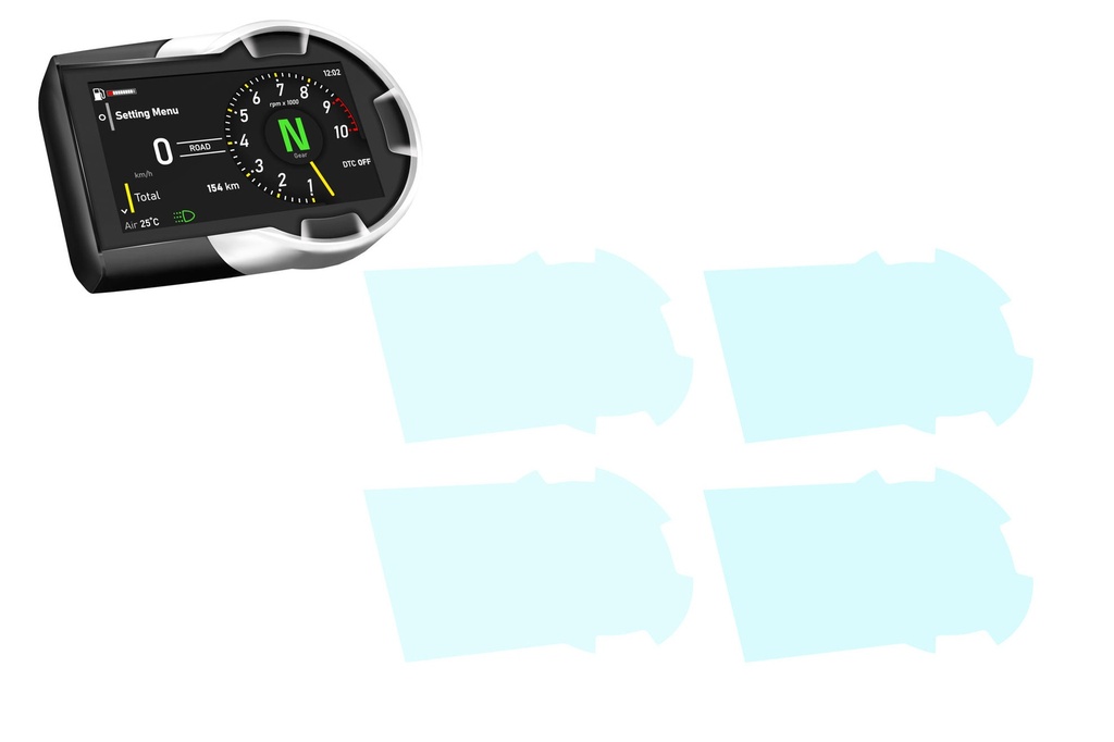 [CNC-DP016N] Dashboard Screen Protectors Ducati