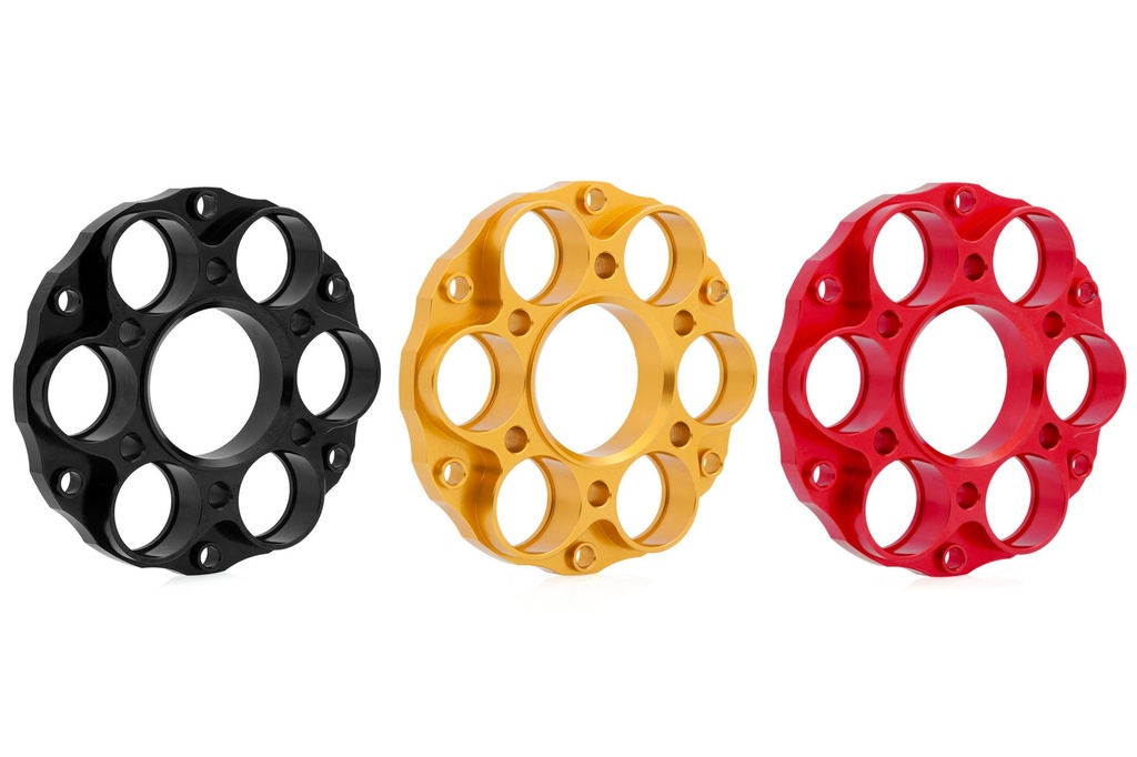 [CNC-FC211B] Cush drive hub flange Ducati (Black)