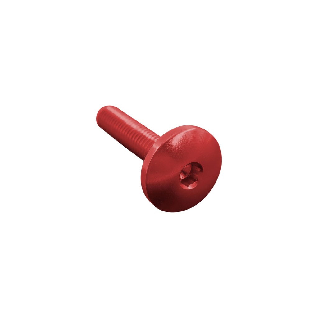 [LT-003M6020NER] Button Head Ergal Cl 003 M6 L. 20 Head Ø17  Ergal (7075 T6) (Nero)
