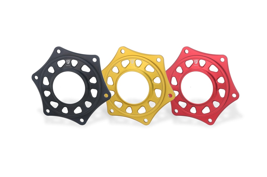 [CNC-FCA01B] Rear Sprocket Flange Cover for Ducati Multistrada V2 (MY2025) – Plug & Play Upgrade (Black)