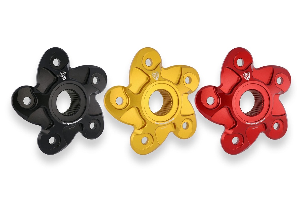 [CNC-FL500B] Rear sprocket flange Ducati (Black)