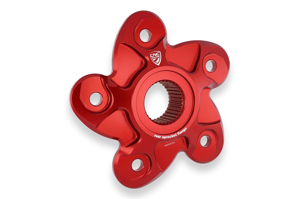 [CNC-FL503R] Rear sprocket flange Ducati (Red)