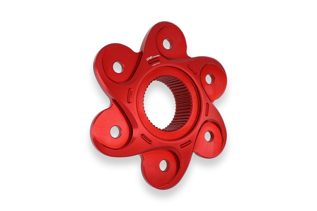 [CNC-FL507R] Rear sprocket flange Ducati (Red)