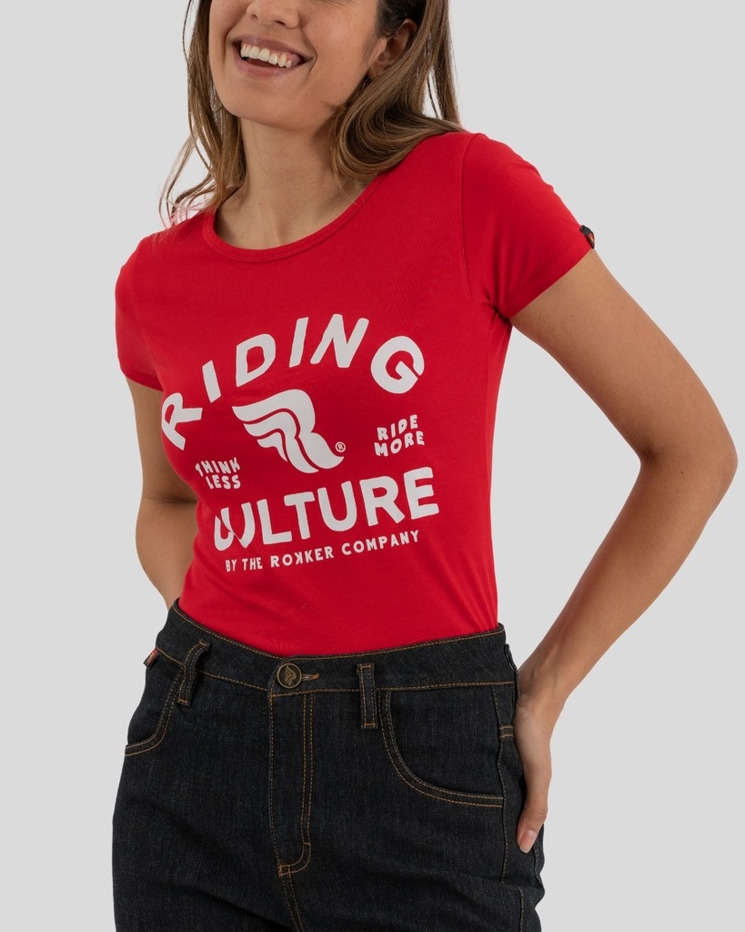 Ride More Lady Red T-Shirt