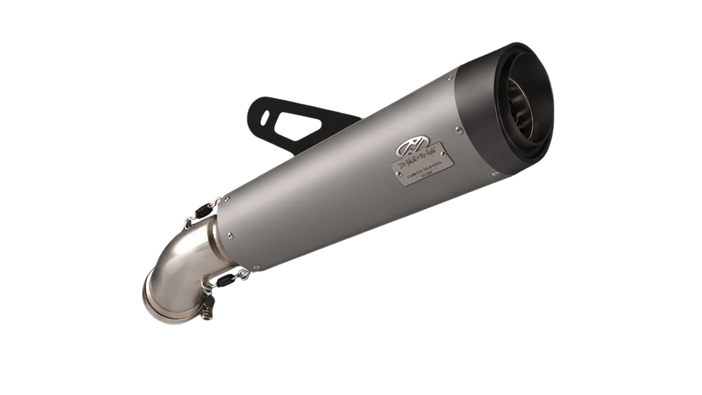 [JH-EP-142123] BWM R NineT exhaust - Slashcut Pearl Grey/Wrinkle Black (2017-2020)