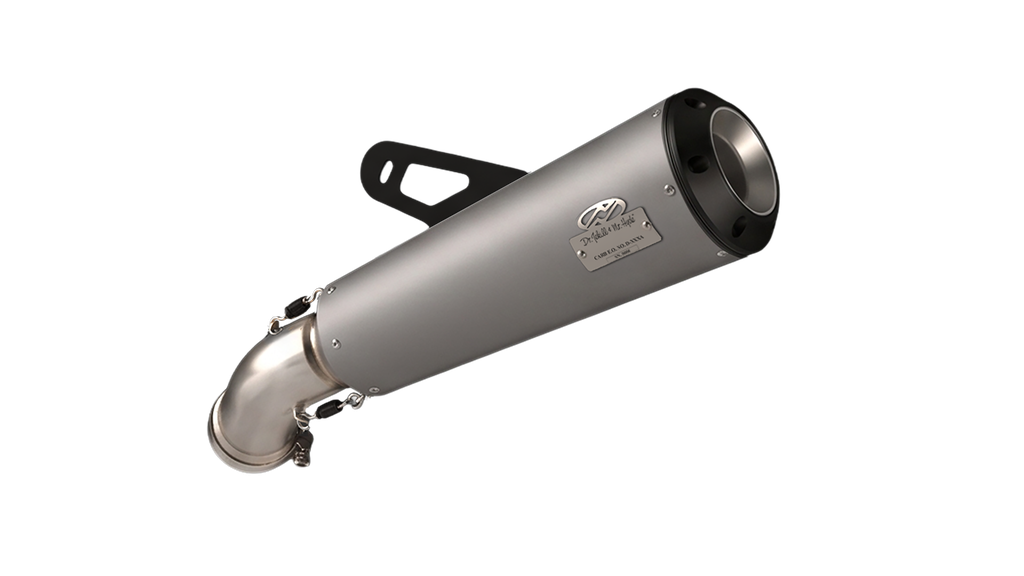 [JH-EP-142122] BMW R NineT exhaust - Streetfighter Pearl Grey / Wrinkle Black (2017-2020)