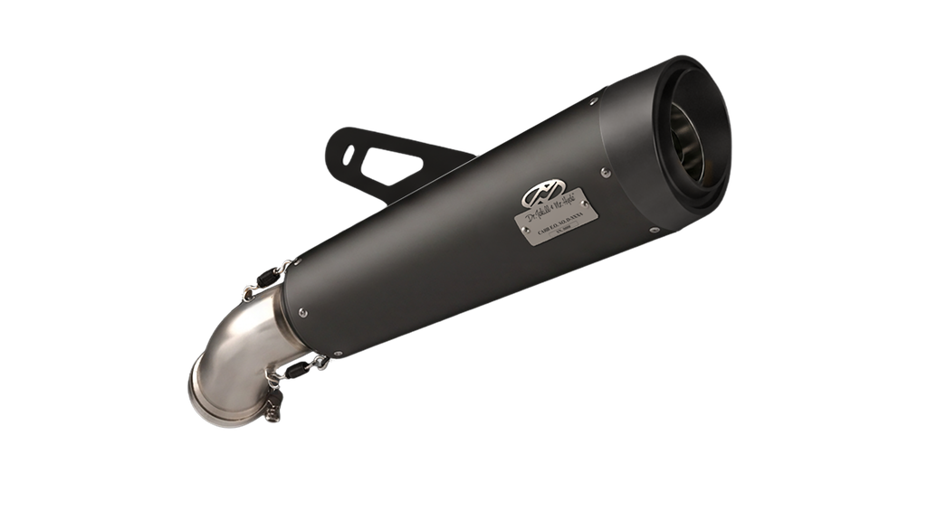 [JH-EP-142119] BMW R NineT exhaust - Slashcut Wrinkle Black / Wrinkle Black (2017-2020)