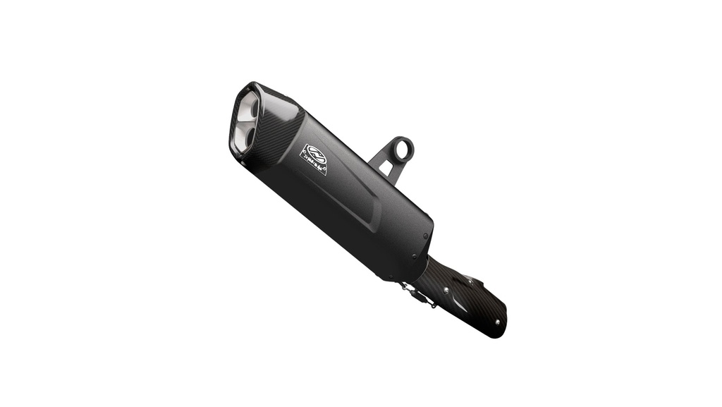 [JH-EP-142084] BMW R 1200 GS(A) adjustable exhaust - Nomad Hexagon Black/Carbon Gloss (2017-2018)