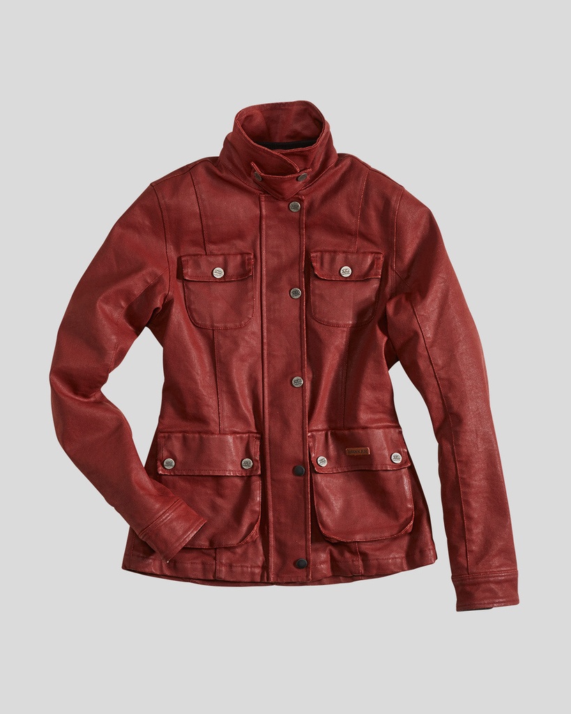 [RK-7630039433697] Rokkertech Jacket Lady Red
