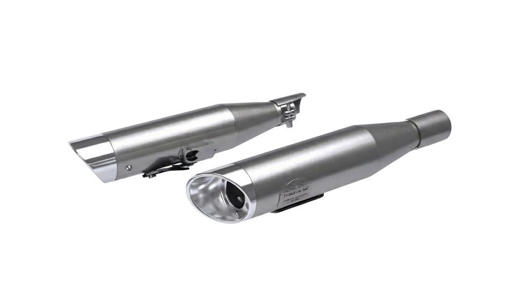 [JH-EP-152999 + + GA-102004] Triumph Bonneville Bobber adjustable exhaust - King Brushed (2025)