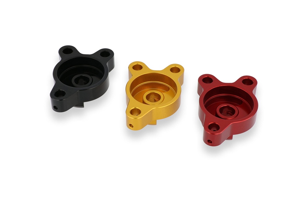 [CNC-AFA02B] Clutch slave cylinder mounting plate Ducati (Black)