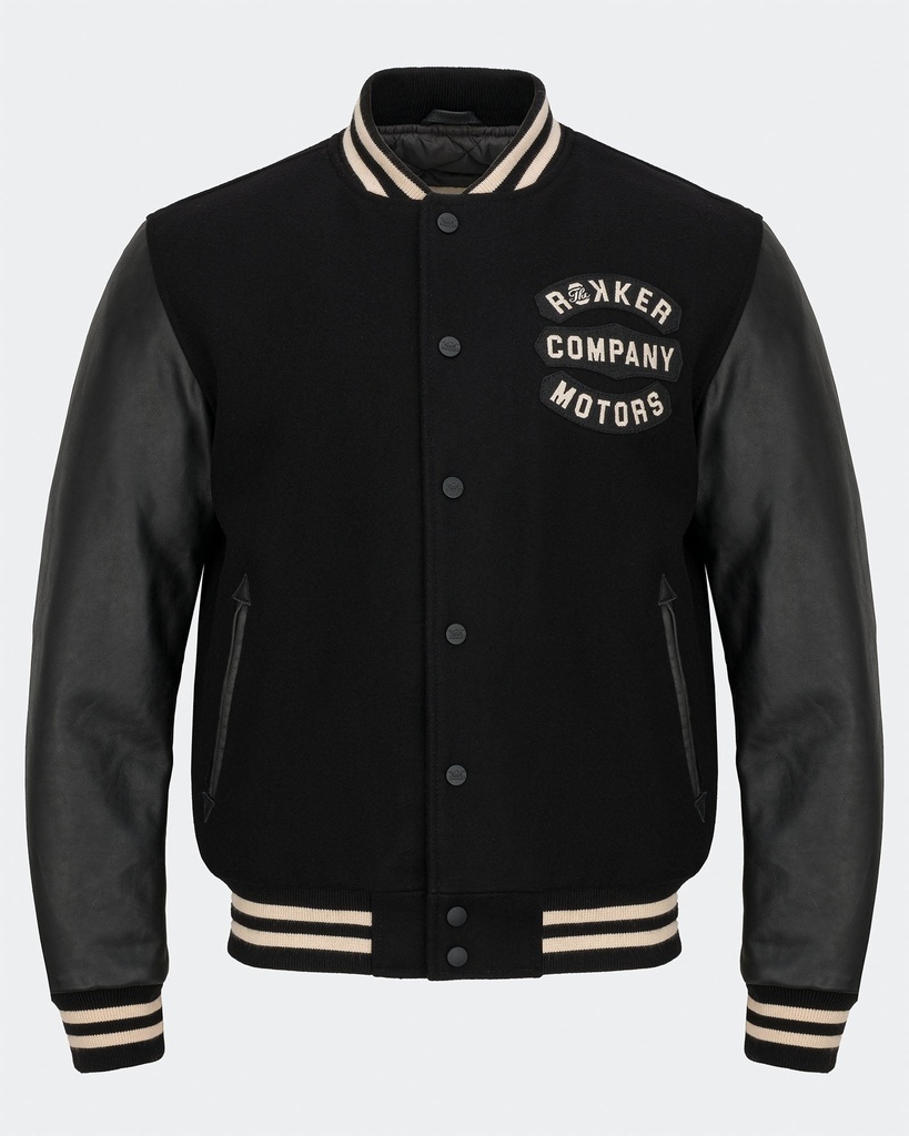 College Jacket Black/White