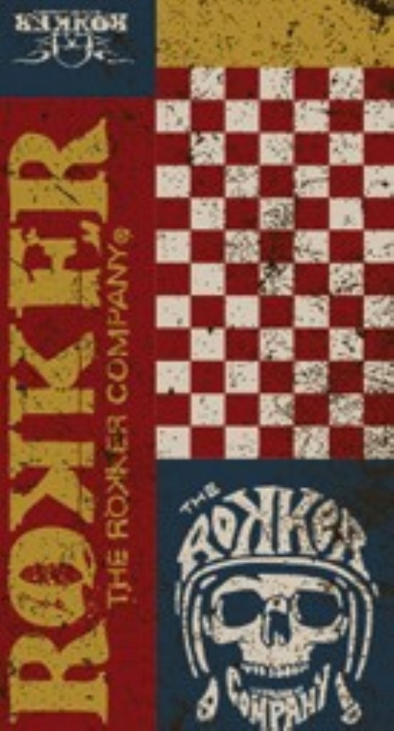 [RK-7630783411514] Tube Check Skull Red