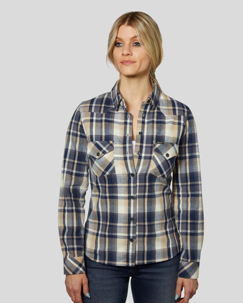 [RK-7630039469122] Ventura Blue/Brown Shirt Lady