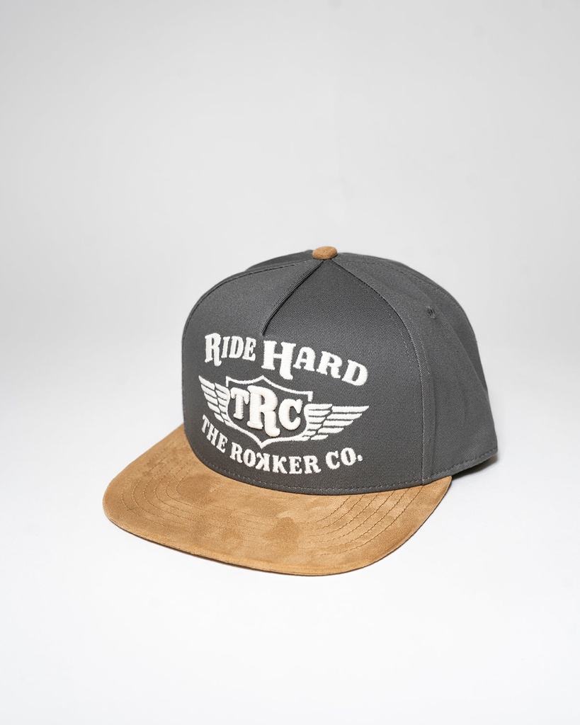 [RK-7630039460389] Ride Hard Snapback Grey