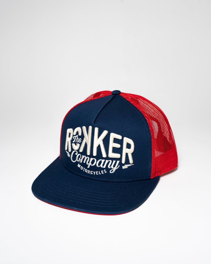 [RK-7630039460341] Motorcycles & Co. Snapback Blue/Red