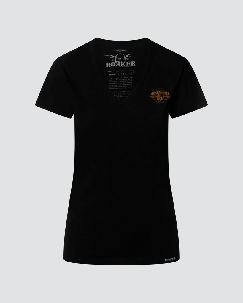 [RK-7630783406657] Lost Angels Lady T-Shirt Black