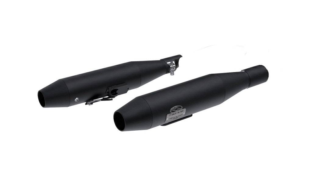 [JH-EP-152466] Triumph Bonneville T120 adjustable exhaust - Spy Wrinkle Black (2021-2024)