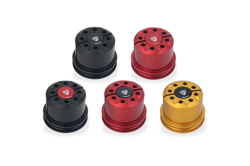 [CNC-GH458BB] Ring nut Ducati (Black/Black)