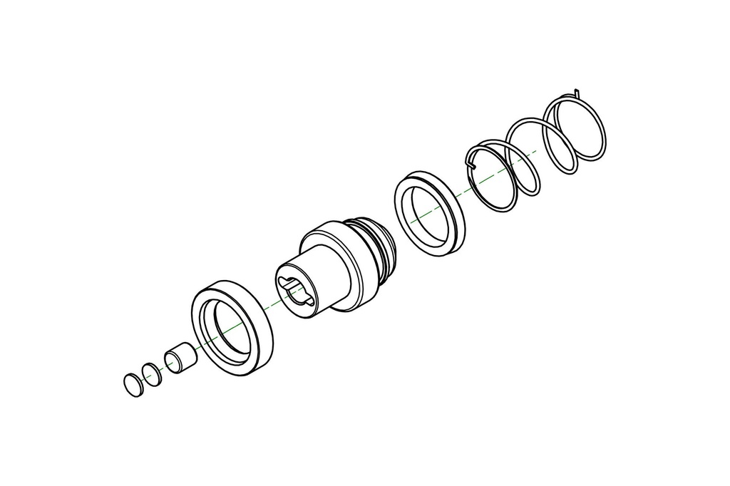 [CNC-AFK01N] Clutch slave cylinder Ø 30 mm Ducati - Repair kit