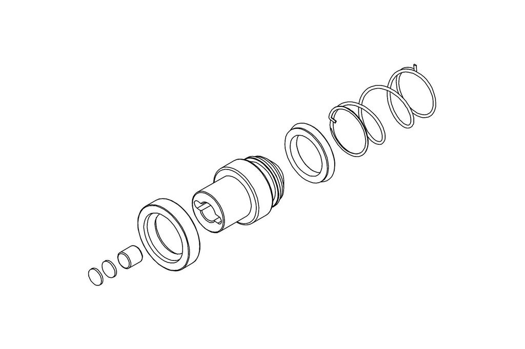 [CNC-AFK02N] Clutch slave cylinder Ø 28 mm Ducati - Repair kit