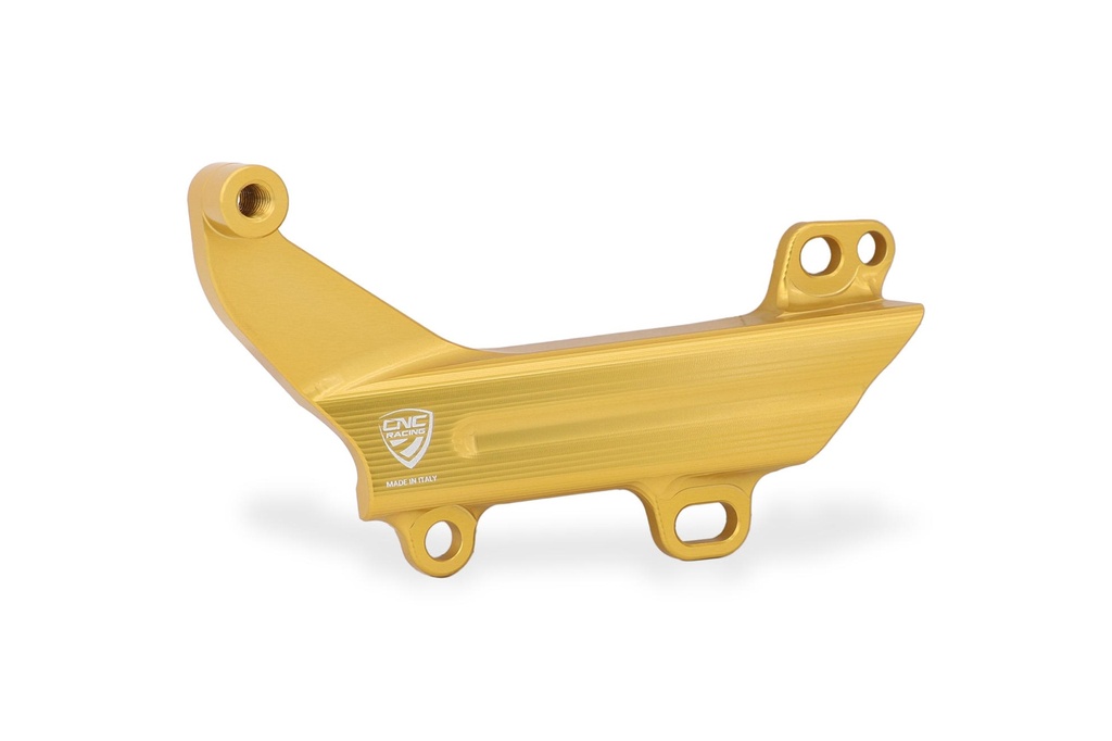 [CNC-IFC01G] Brake lines cover with fluid tank bracket Ducati (Gold)