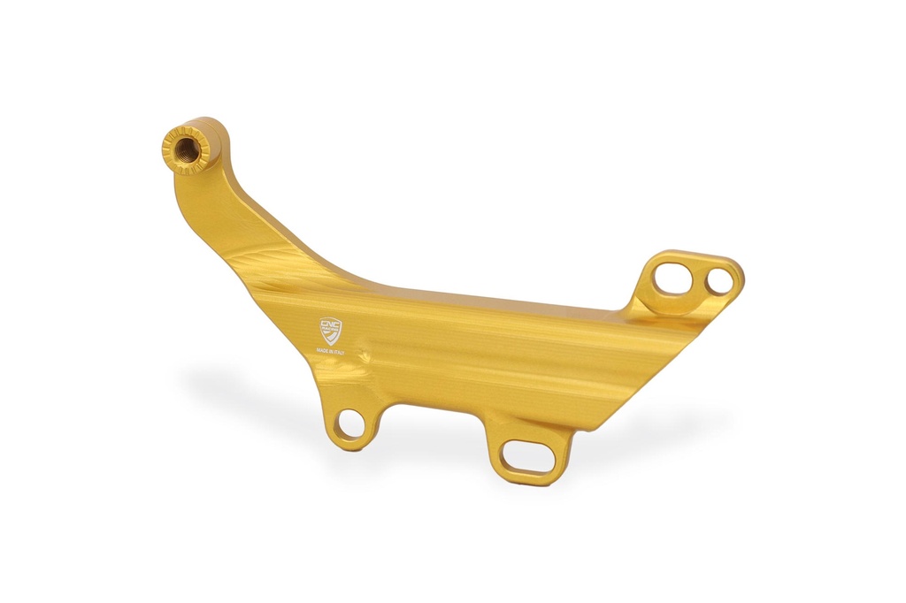 [CNC-IFC03G] Brake lines cover with fluid tank bracket Ducati (Gold)