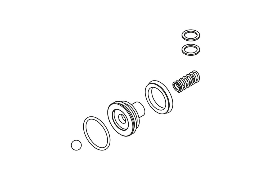 [CNC-AFK32N] Clutch Slave Cylinder Ø 29 mm KTM DOT oil - Repair kit
