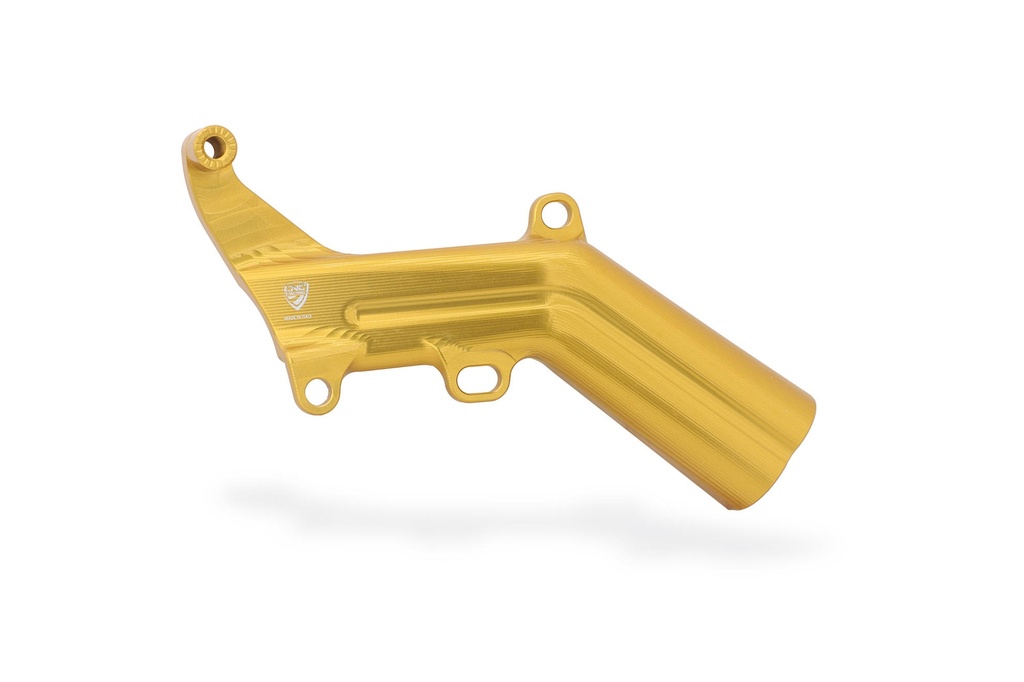[CNC-IFC04G] Brake lines cover with fluid tank bracket Ducati (Gold)