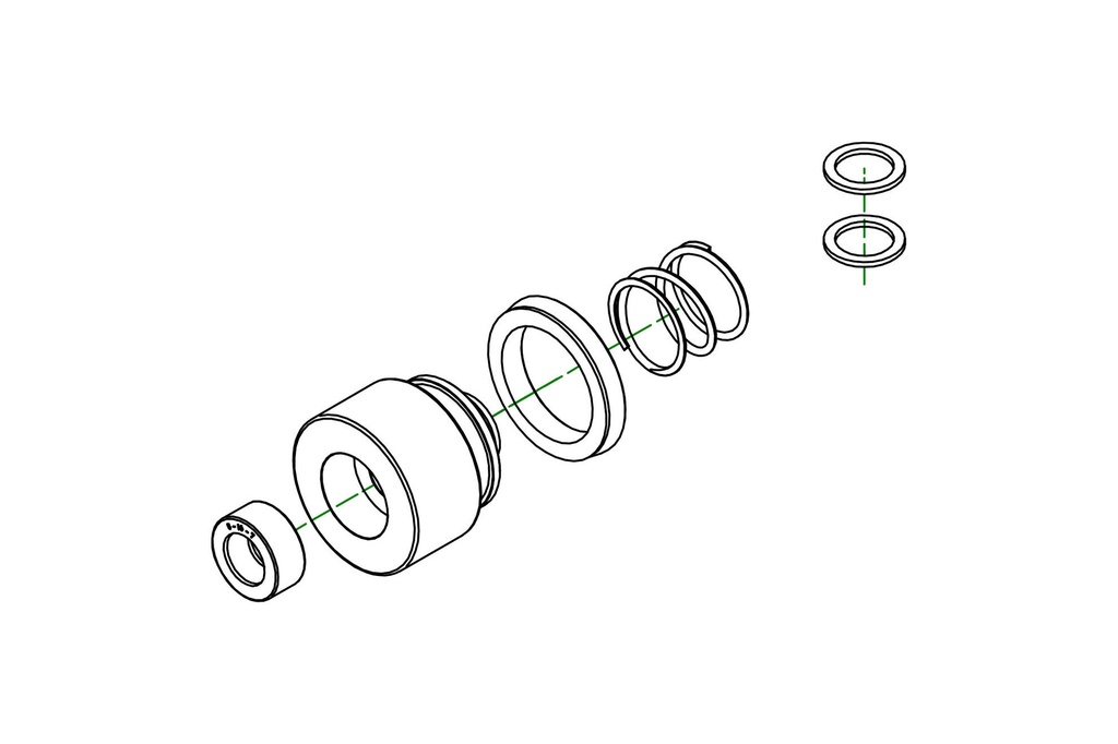 [CNC-AFK40N] Clutch slave cylinder Ø 30.5 mm MV Agusta - Repair Kit