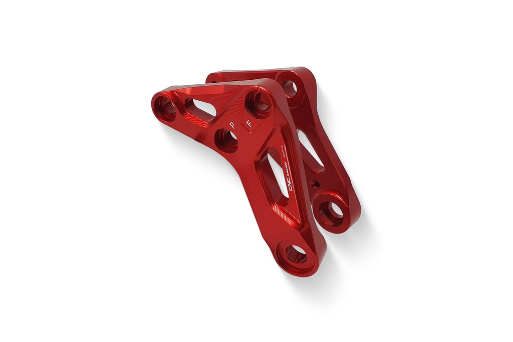 [CNC-AP001R] Rear suspension rocker arms Ducati Panigale e Streetfighter (899, 955, 959, 1199 and 1299 ) (Red)