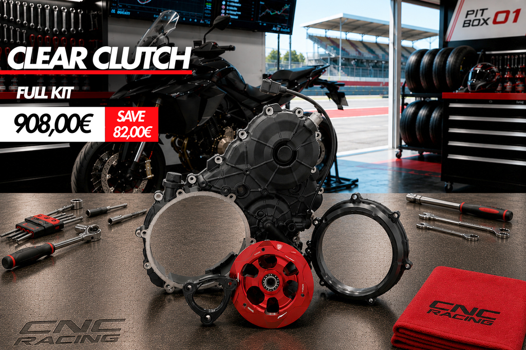 [CNC-KFRZ01BR] Clear Clutch cover Kit for Ducati Multistrada V4