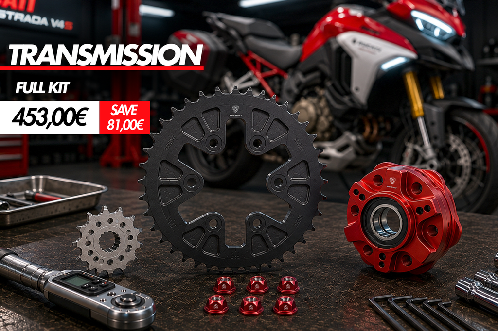 [CNC-KTRS01BR] Transmission kit for Ducati Multistrada V4