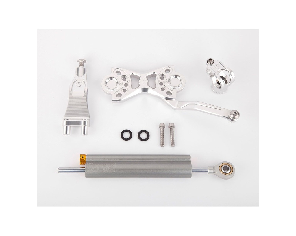 [EB-104193044S] Moto Corse by Ohlins Dragster Steering Damper Silver