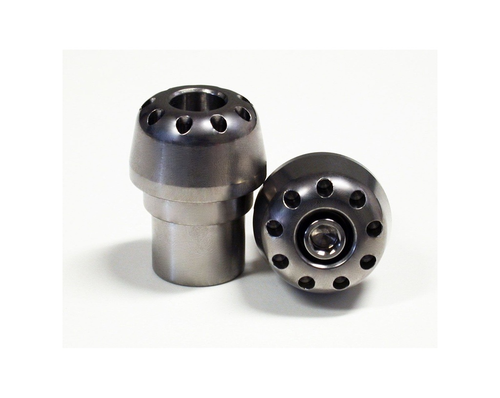 [EB-104108023] Moto Corse F3 Titanium Bar Ends (pair)