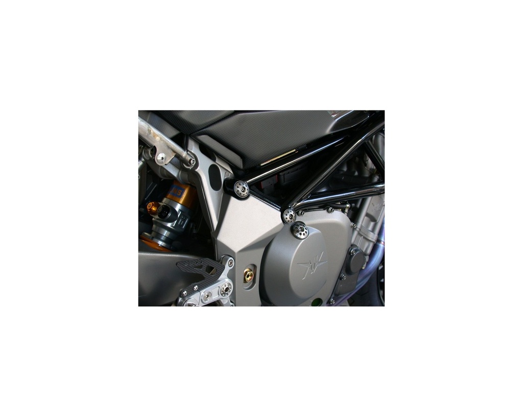 [EB-104101016] Moto Corse Titanium Frame Caps (4pcs.)