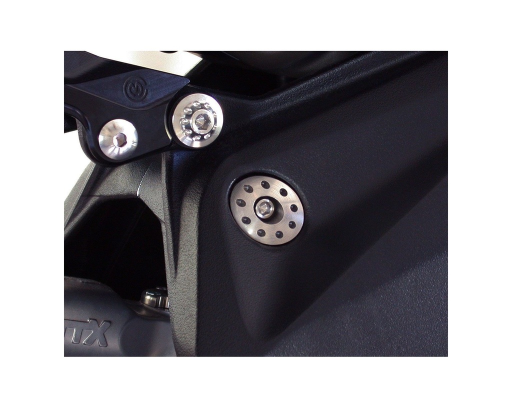 [EB-104101148] Moto Corse Titanium Frame Plates Caps (4pcs.)