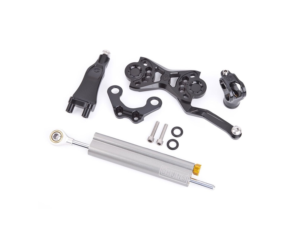 [EB-104193042B] MotoCorse Complete Ohlins Black Steering Damper Kit Dragster 800 RR / RC / LH44