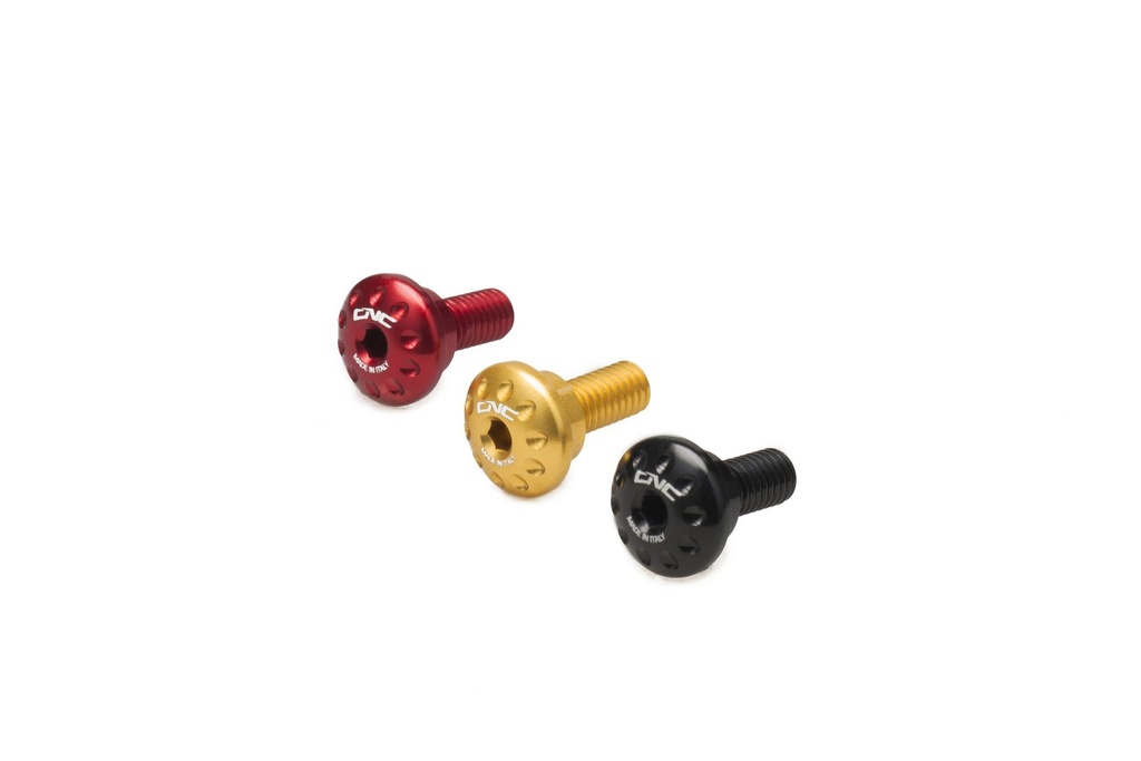 [CNC-KV319R] Screws rear mudguard Ducati (Red)
