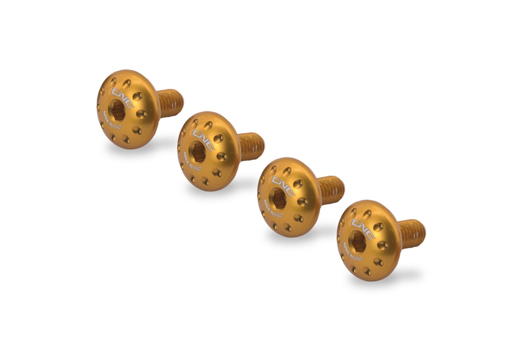 [CNC-KV320G] Screws kit Front Mudguard (Gold)