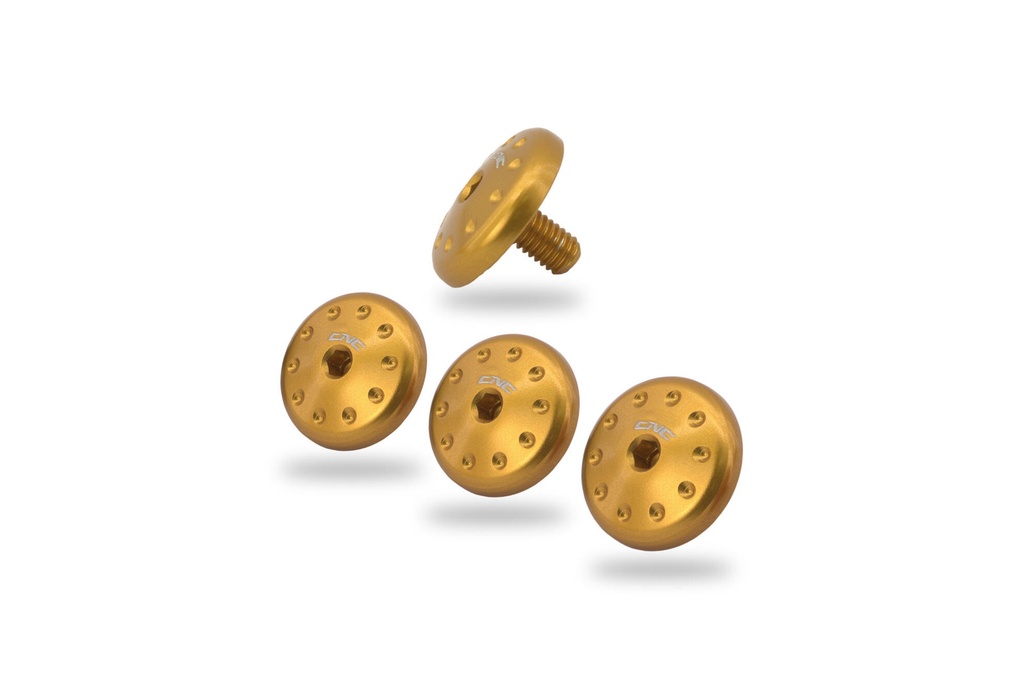 [CNC-KV321G] Air deflector screw kit Ducati Multistrada V2 MY2025 (Gold)