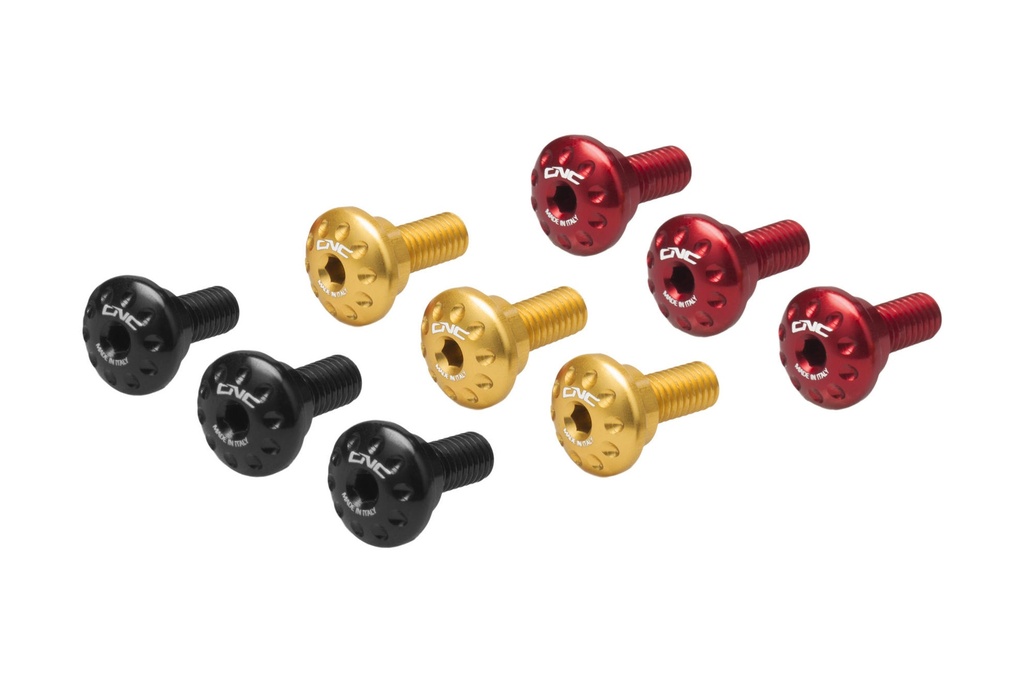 [CNC-KV329B] Screws rear fender Ducati (Black)