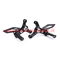 [104191069B] Moto Corse F4/Brutale Rearsets (Pair) (Black)