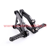 [104191006B] Moto Corse Rearsets Kit (Pair) (Black)