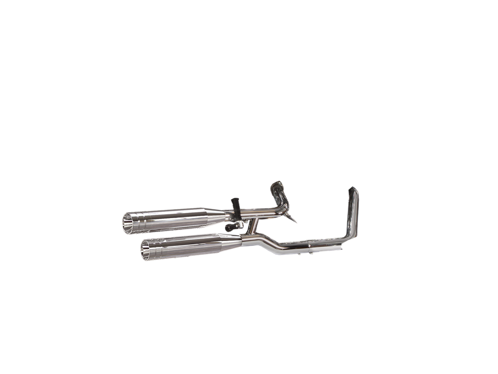 [JH-EP-122504] Harley-Davidson Blackline® — adjustable exhaust, Shorty Chrome, 3,5" Big Shot Chrome