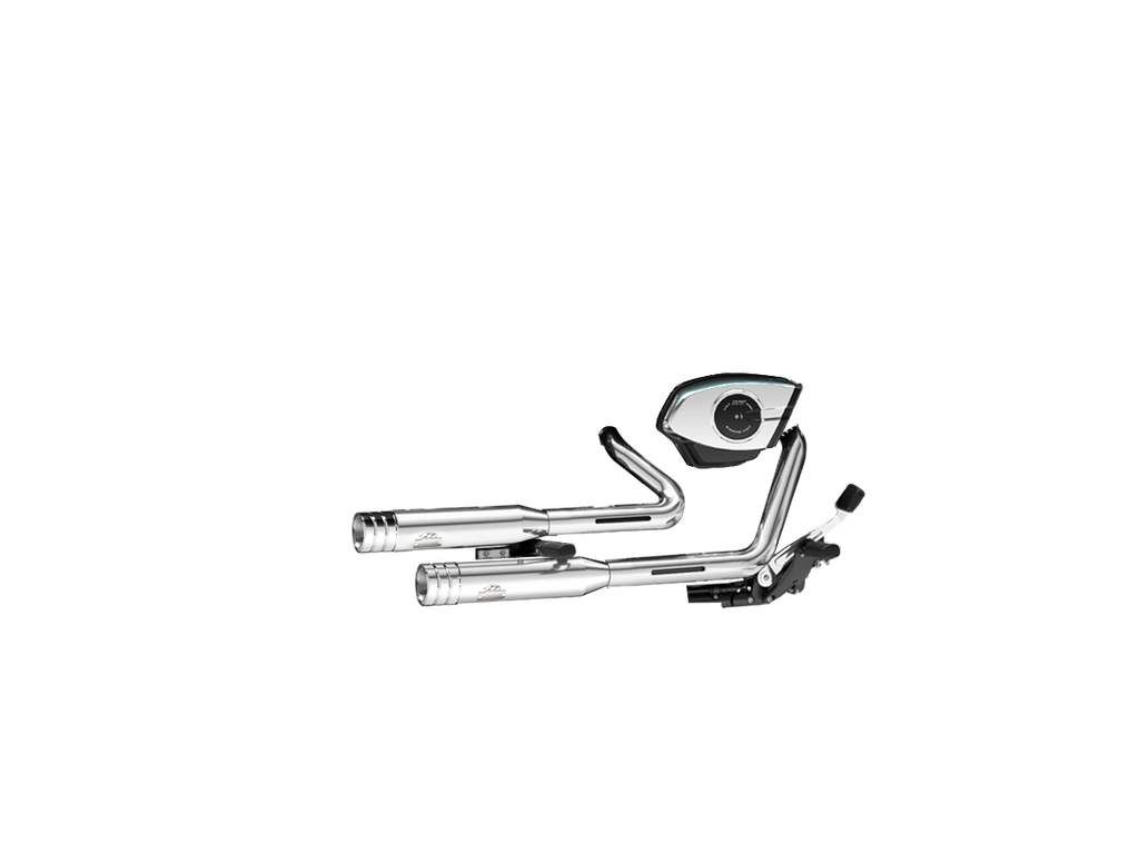 [JH-EP-152952] Harley-Davidson Breakout® 117cid — adjustable exhaust, Shorty Chrome, 3,5" Big Shot Chrome