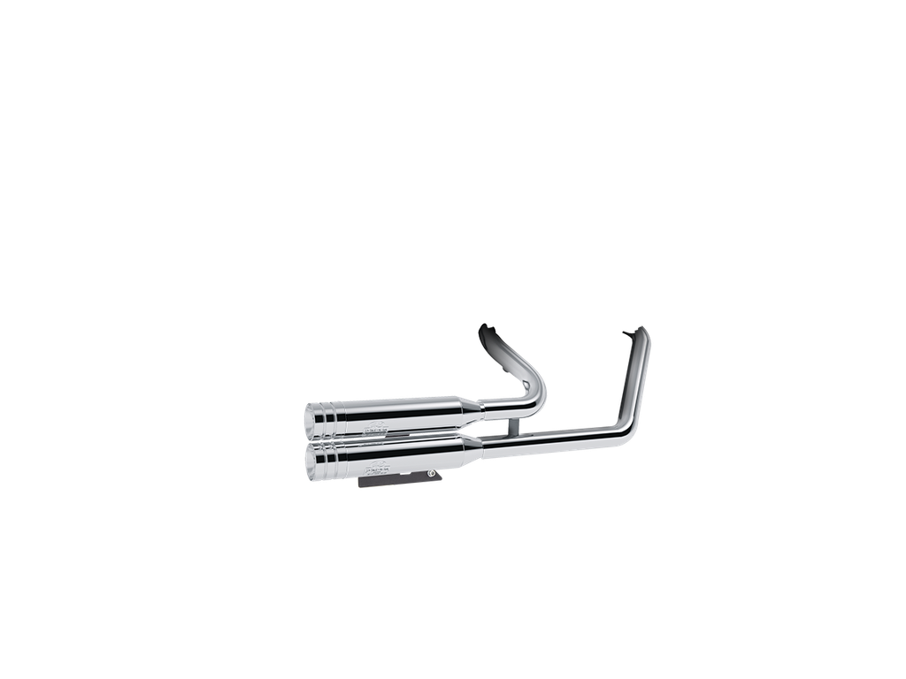 [JH-EP-240502] Harley-Davidson Fat Bob® 107cid — adjustable exhaust, Shorty (JH Headerset only) Chrome, 3,5" Big Shot Chrome