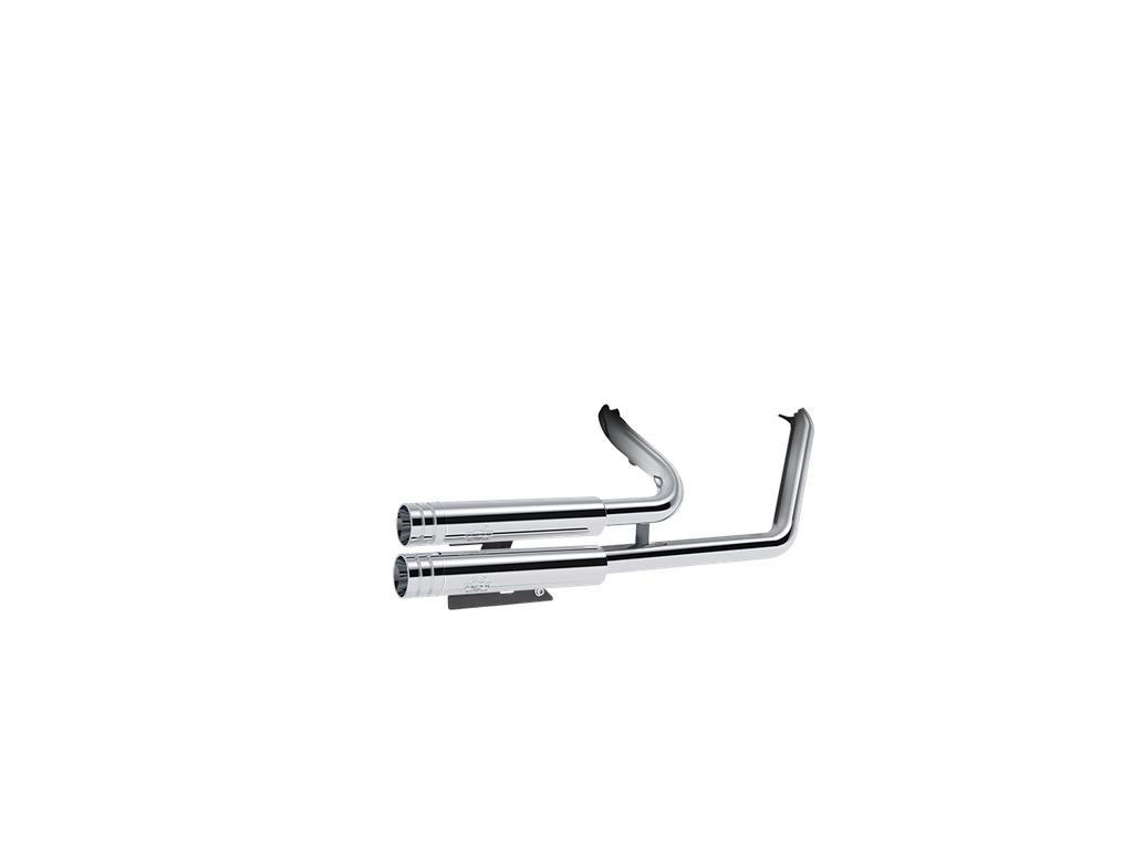 [JH-EP-241263] Harley-Davidson Fat Bob® 107cid — adjustable exhaust, Jekill Bomb (JH Headerset only) Chrome, 3,5" Big Shot Chrome